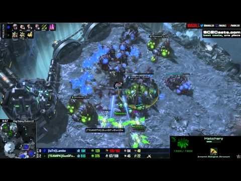 SC2 GunGFuBanDa v Lambo PvZ Game 3 Go4SC2 Cup Finals Starcraft 2 Heart of The Swarm