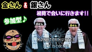 【MHWIB  参加型】#16 金さん ＆ 銀さんに初見で会いに逝きます♥️【人生最後のモンハン日記📒】モンハンワールドアイスボーン