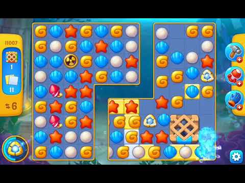 Fishdom Easy Level 11007 (with ingame lightning and bomb boosters) @choraelmin