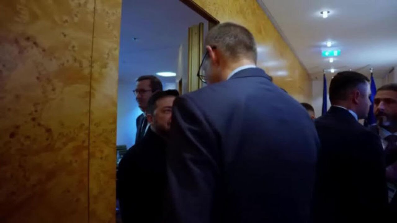 Bilaterale tra il Presidente dell'Ucraina Zelensky e il cancelliere tedesco Merz a Monaco