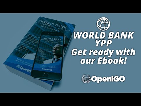 World Bank Young Professionals Program (YPP): The Essential Guide + 1 month support
