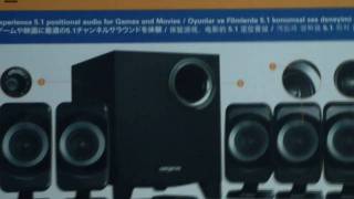 Video thumbnail for Creative Inspire T6160 5.1 Speaker System Unboxing and First Looks by TheBitBus - TBB