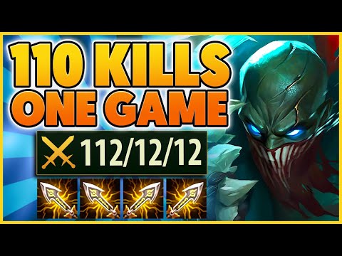 *112 KILLS* 5 PENTAKILLS IN ONE GAME!!! (PERSONAL RECORD) - BunnyFuFuu | League of Legends