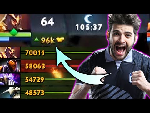 100,000 GOLD LEAD — Ceb RAPIER CARRY Silencer vs 11 Slots Anti-Mage