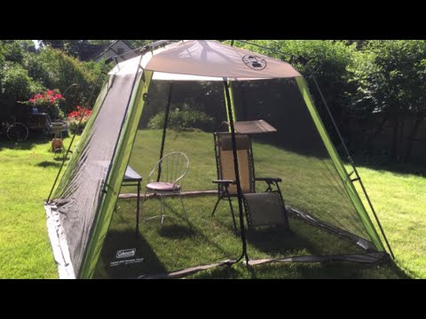 Coleman Instant Screenhouse Review 10 x 10
