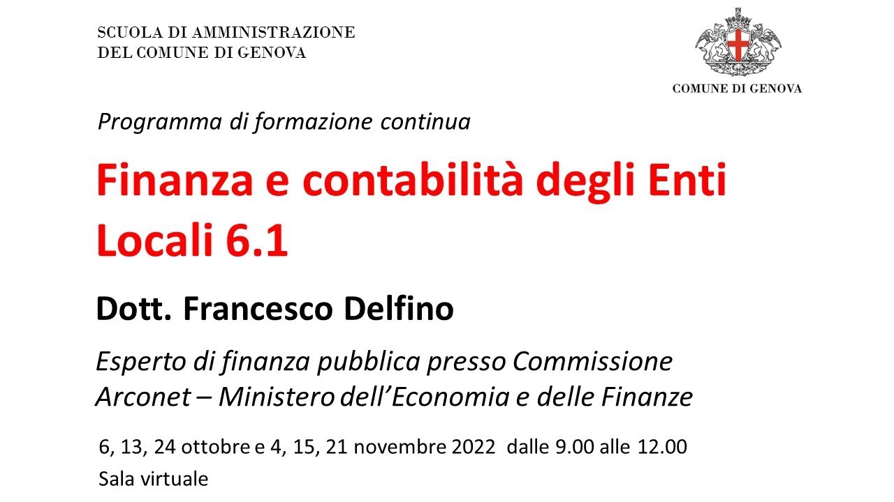 Finanza e contabilità degli Enti Locali (2022)  6 1