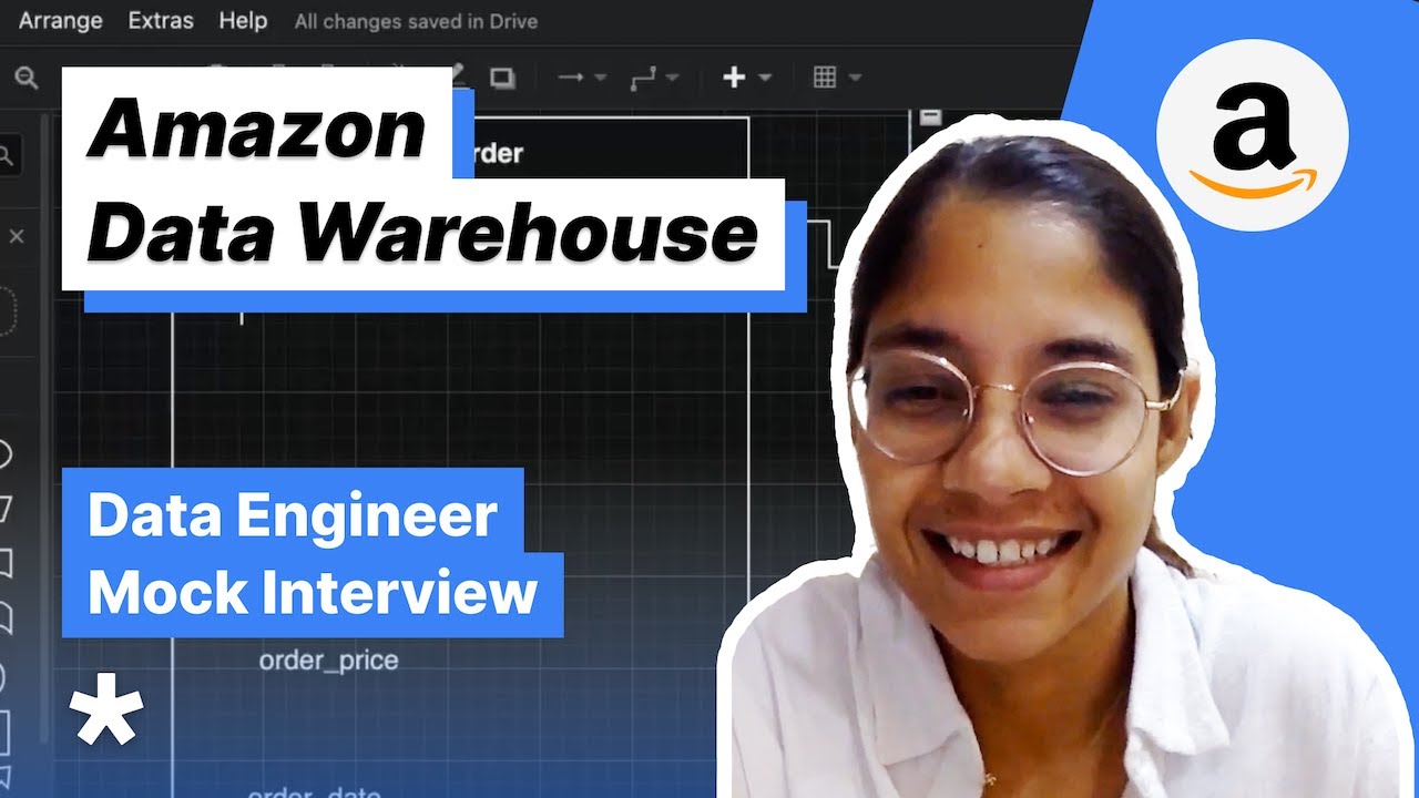 Amazon Data Warehouse Schema - Data Engineering Mock Interview (with TikTok DE)