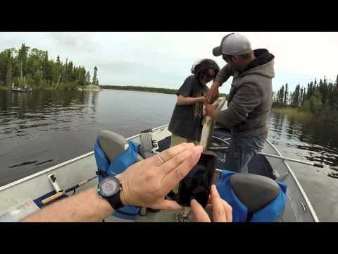 Fishing at Kississing Lodge