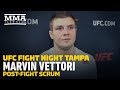 UFC Tampa: Marvin Vettori is Confident He'll Fight Champ Israel Adesanya Again – and Win