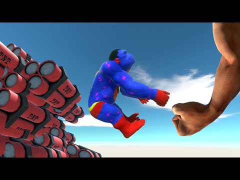 Punching Animals to Explosive TNT - Animal Revolt Battle Simulator