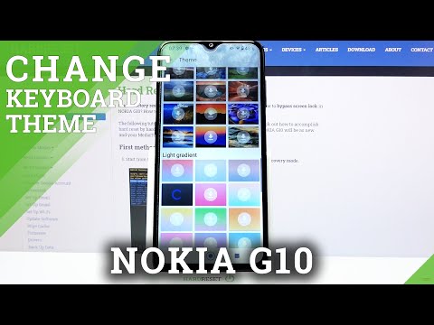 How to Change Keyboard Theme on  NOKIA G10 - Keyboard Theme