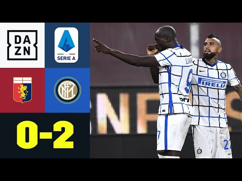 Lukaku sichert Inter Arbeitssieg: CFC Genua - Inter Mailand 0:2 | Serie A | DAZN Highlights