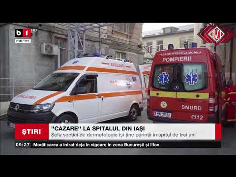 "CAZARE" LA SPITALUL DIN IAȘI_Știri B1_30 oct 2022