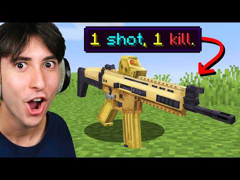 I Cheated with Guns in Minecraft