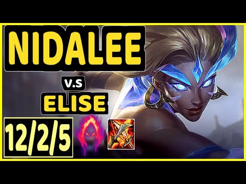 4LAN (NIDALEE) vs ELISE - 12/2/5 KDA JUNGLE GAMEPLAY - BR Ranked MASTER