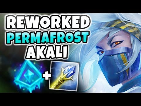 PERMAFROST REWORKED AKALI IS INSANELY OP! (INFINITE SLOWS) AKALI REWORK GAMEPLAY! League of Legends