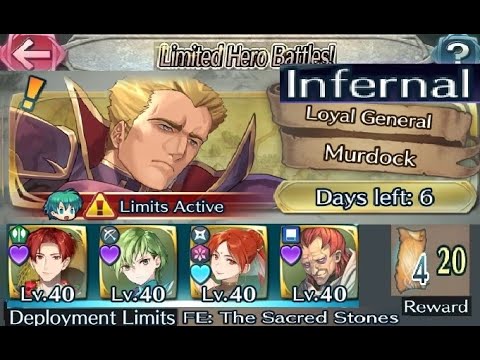 The battle with Limited unit : Vs. Murdock - Infernal (with F2P units, SIs and seals)