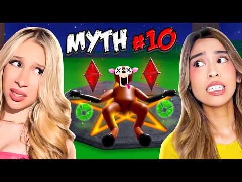 TESTING 99 NIGHTS IN THE FOREST MYTHS/HACKS on ROBLOX... W/ @KatrinaBuno