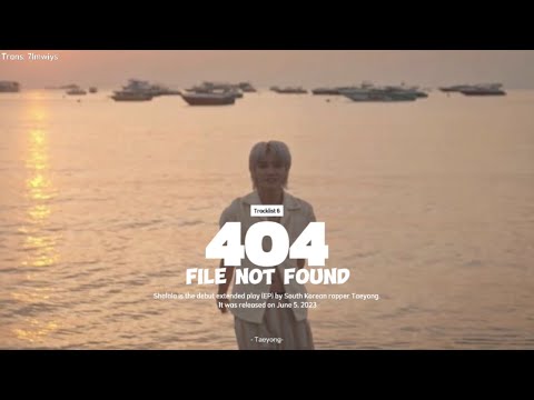 Vietsub | Taeyong - 404 File Not Found | Lyrics Video