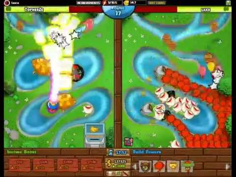 BTD Battles - Defending with random towers E60 Ninja, ninja, ninja; aww :(