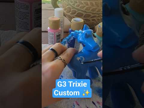 MLP G3 Trixie Speedpaint  ✨ Custom Fanart Magic in 39 Seconds | OOAK Pony Art 🦄
