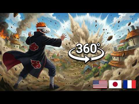Become Pain : Destroy Konoha (Shinra Tensei) | 8K 360° VR POV