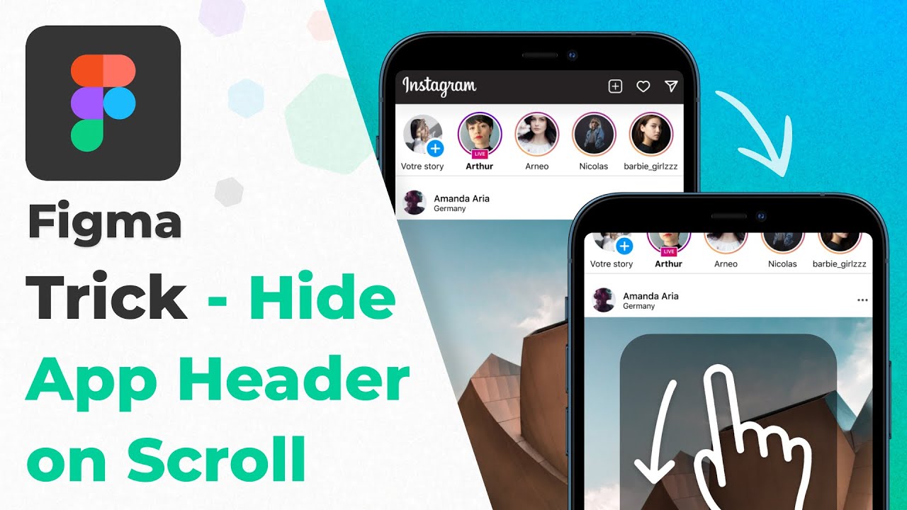 Trick to Show/Hide Header on Scroll in Figma
