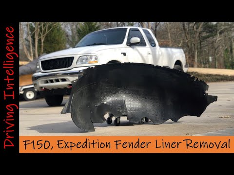 How To Remove F150 Fender Liner: 10th Gen ‘97-‘04 F150, F250LD, Navigator, Expedition: Liner Removal