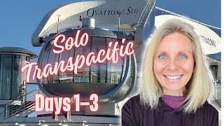 Solo Transpacific Cruise Adventure! LA to Tokyo on Ovation of the Seas | Barely Packed Vlog Day 1–3