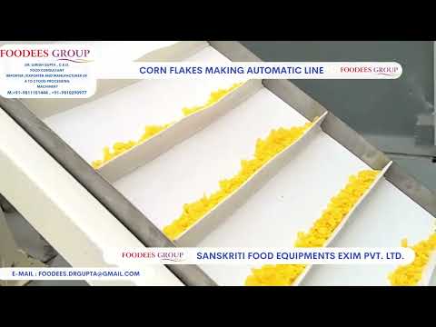 Corn Flakes Making Machine