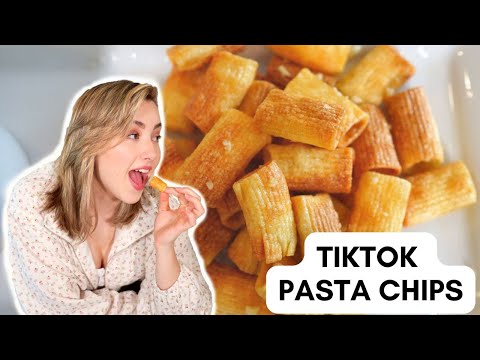 Air Fryer Pasta Chips Recipe