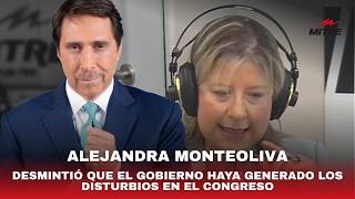Alejandra Monteoliva desmintió que el Gobierno haya generado los disturbios en el Congreso