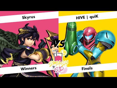 Smash'n'Sip Refill #44 - Winners Finals - Skyrus (Dark Pit) vs. HIVE | quiK (Samus)