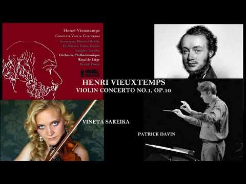 Henri Vieuxtemps: Concerto pour violon no.1, op. 10, en mi majeur, Vineta Sareika (violin)