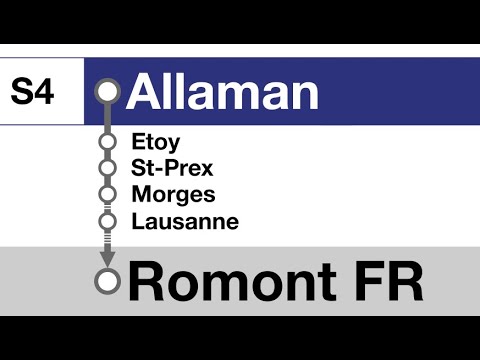 annonces CFF » S4 Allaman — Palézieux — Romont FR (2022) | SLBahnen