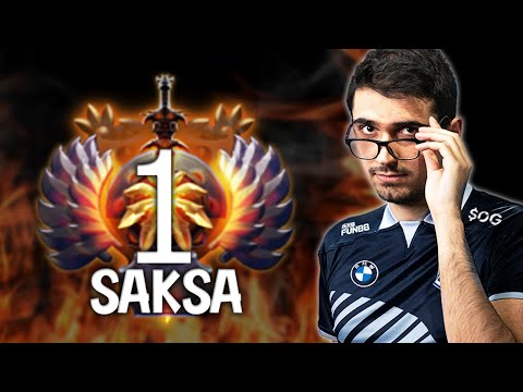 SAKSA reached TOP #1 MMR in EU - SUPPORT PRIDE! DOTA 2