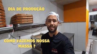 Como fazemos nossa massa de Pizza profissional | Pizza | Pizzaria Delivery | PRODUÇÃO