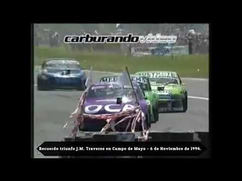 Victoria con Juan María Traverso en Campo de Mayo año 1994