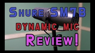 Shure SM7B 다이나믹 마이크 리뷰!