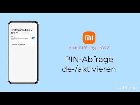 PIN-Abfrage deaktivieren oder aktivieren - Xiaomi [Android 15 - HyperOS 2]