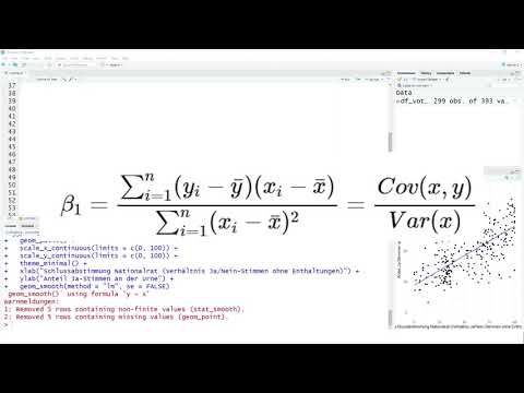 Wie schätze ich ein OLS-Modell?