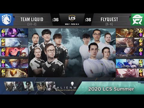 2020 LCS Summer W7D1 | TL (Impact Kennen) VS FLY (Solo Renekton) Highlights  |