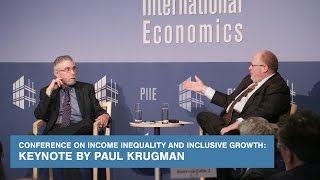 Conference on Income Inequality and Inclusive Growth: Keynote by Paul Krugman