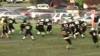 preview picture of video 'Interception and TD against Myrtle Point'