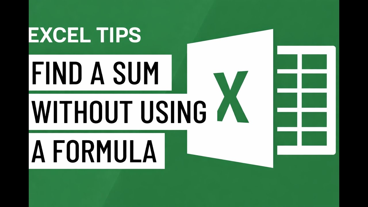 Excel Auto Calculate Trick: Find Sum, Average and Count Without Formulas