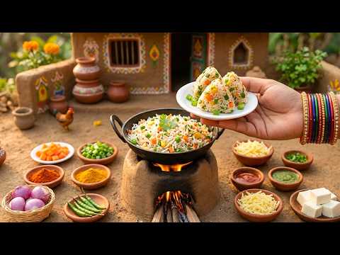 How To Cook Miniature Egg Rice Recipe 🥚😋 Tiniest Indian Food Ever