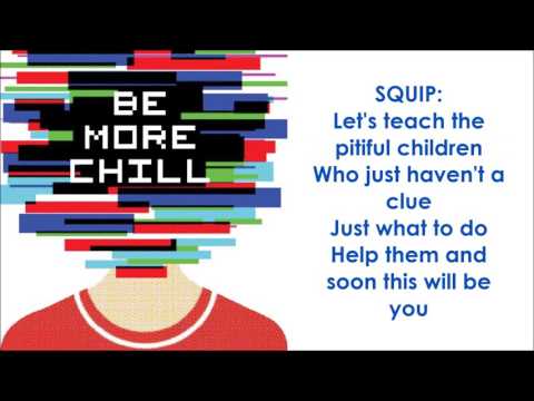 The Pitiful Children - BE MORE CHILL (LYRICS)