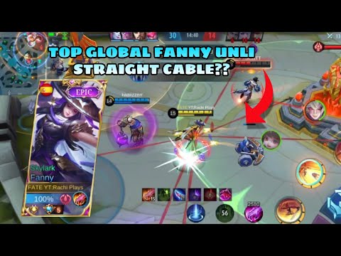 SUPER AGGRESSIVE FANNY MONTAGE BY TOP GLOBAL FANNY! | FANNY UNLI STRAIGHT CABLE MONTAGE | MLBB