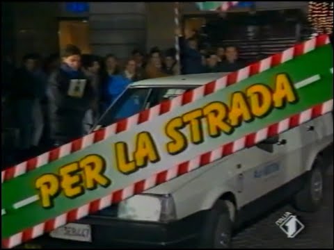 "Per la strada" a Trani (1989) con Nonna Gina