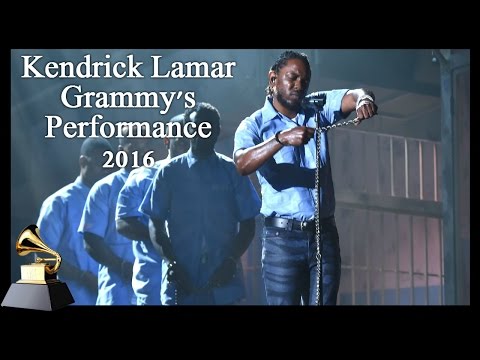 Kendrick Lamar's 2016 Grammy Performance